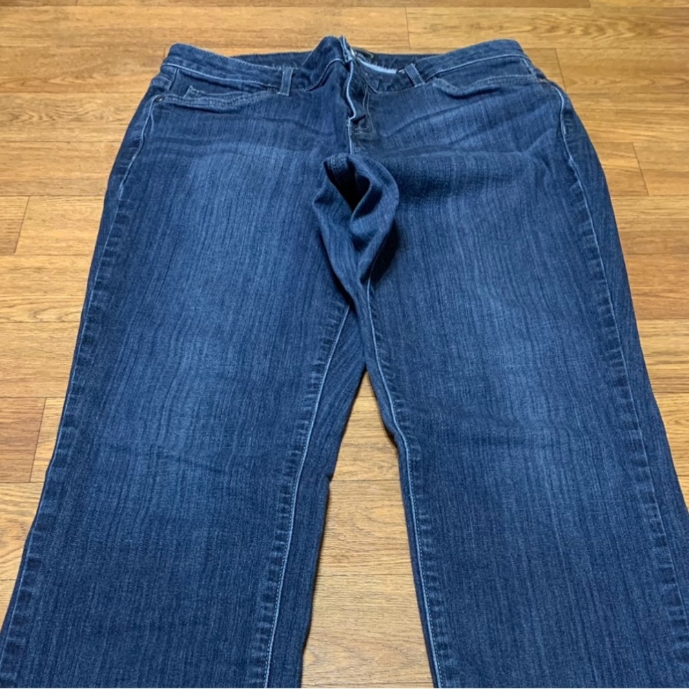Women’s Simply Vera Verawang straight leg jeans blue size 6 long